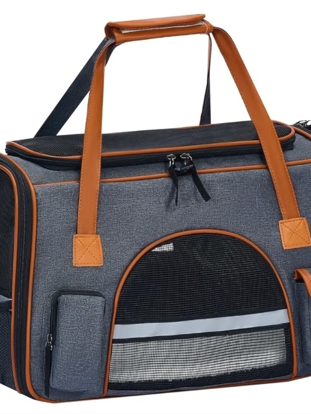 Premium Soft Cat Carrier, 17.6 x 11 x 11 Inches, Up to 16 lbsPet Travel Bag